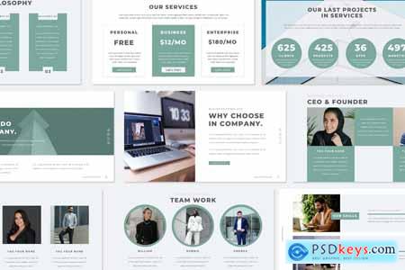 Burque Minimal Powerpoint Template