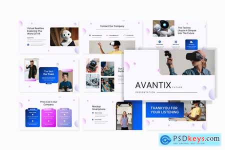Avantix - Futuristic Powerpoint Presentation