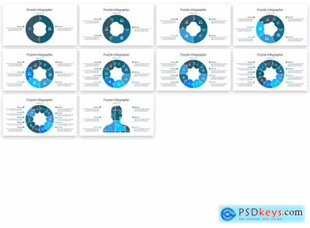 Marketing Puzzle Model PowerPoint Template