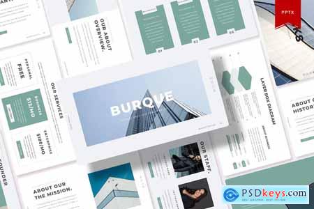 Burque Minimal Powerpoint Template