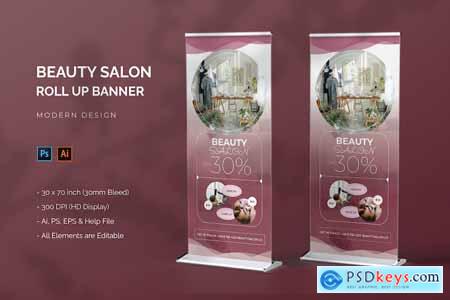 Beauty Salon - Roll Up Banner