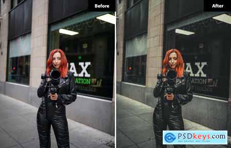 6 Dark shoot Lightroom and Photoshop Presets