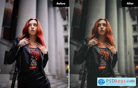 6 Dark shoot Lightroom and Photoshop Presets