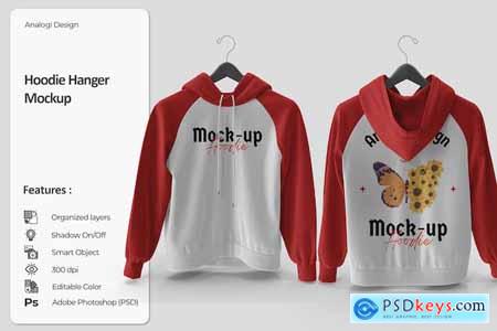 Hoodie Hanger Mockup