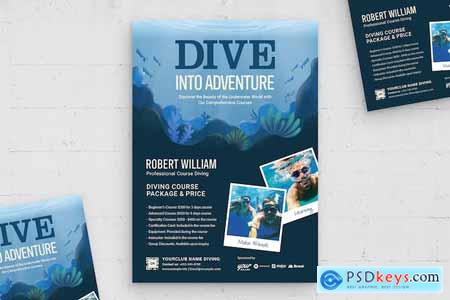 Diving Flyer Template