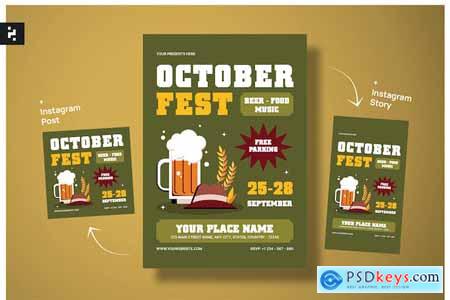 October Fest Event Flyer