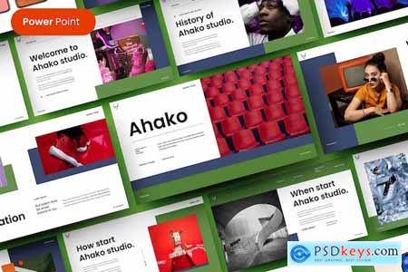 Ahako  Business PowerPoint Template