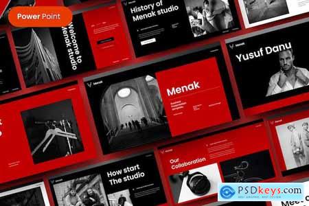 Menak  Business PowerPoint Template