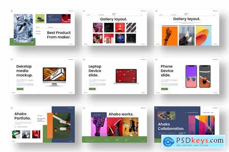 Ahako  Business PowerPoint Template