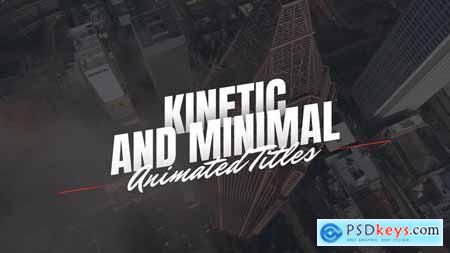 Kinetic and Minimal Animated Titles 46683819