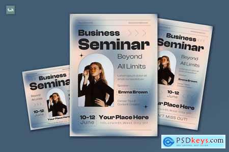 Gradient Business Seminar Flyer Set 001
