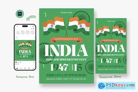 Agre India Independence Day Flyer Template