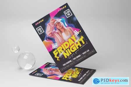 Night Party Flyer YLF4FN6