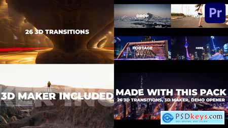 3D Transitions, 3D Maker & Opener for Premiere Pro 46532719