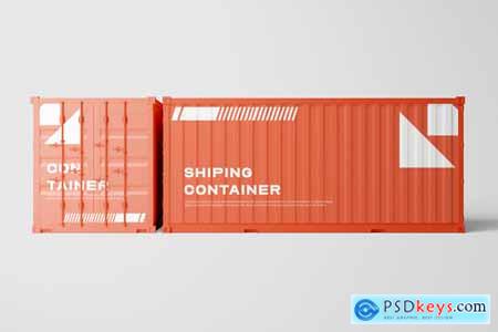 Shipping Container Mockup