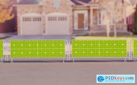 Pack Outdoor Banners Scene Mockup