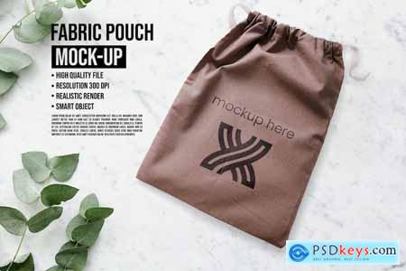Fabric Pouch Packaging Mockups