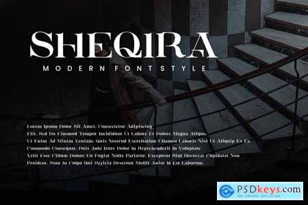 Sheqira - Modern Font
