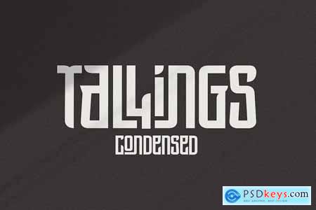 Tallings Condensed Font