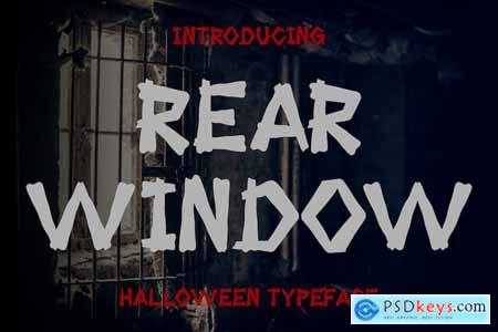 Rear Window - Halloween Typeface