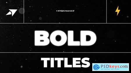 Bold Titles AE 46761615