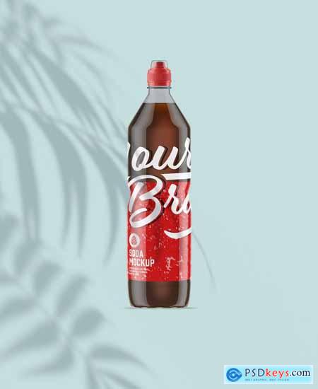 Soda Drink Bottle Mockup