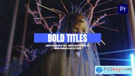 Bold Design Titles for Premiere Pro 46722706