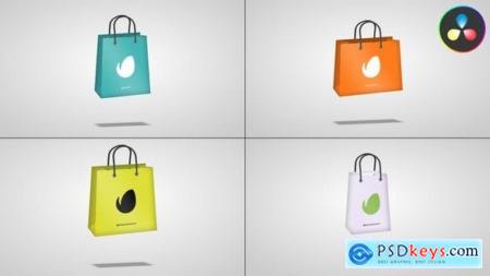3D Animated Shopping Bags for DaVinci Resolve 46788991