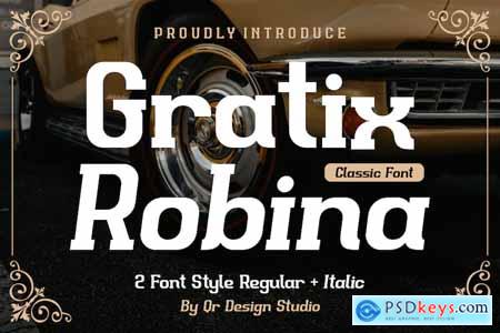 Gratix Robina - Classic Font
