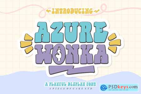 Azure Wonka - A Display Font