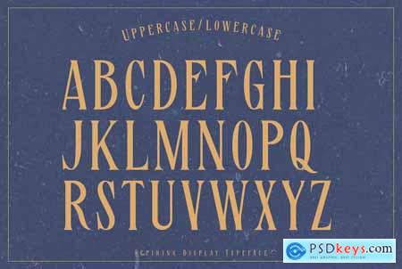 Sepiring - Condensed Serif Display Typeface