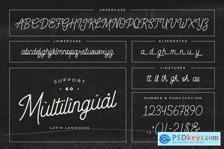 Bohemind - Monoline Signature Font