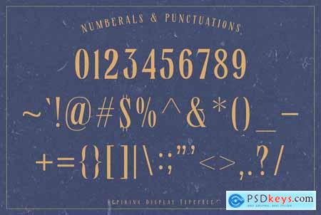 Sepiring - Condensed Serif Display Typeface