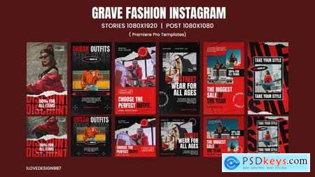 Grave Fashion Instagram MOGRT File 46869268