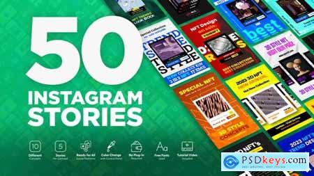 NFT Blockchain Instagram Stories 47137689