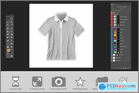 Polo T-Shirt Mockup