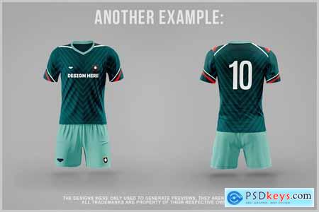 Soccer Uniform Mockup