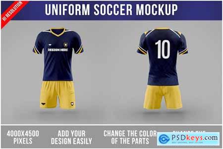 Soccer Uniform Mockup