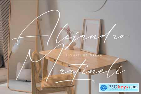 Bernathia Andalissa A Stylish Signature Font