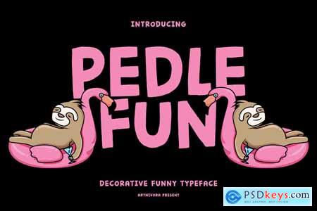 Pedlefun - Decorative Font