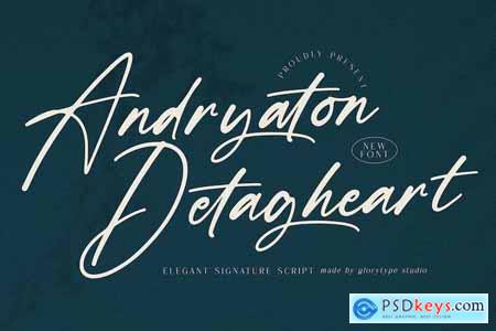Andryaton Detagheart Elegant Signature Script