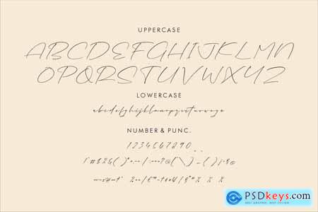 Bernathia Andalissa A Stylish Signature Font