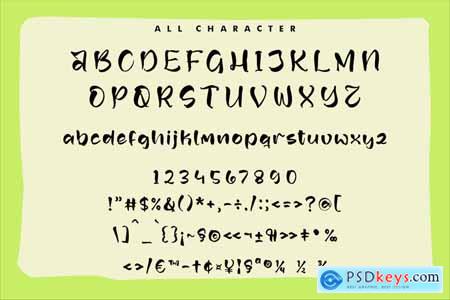 Bondela Gaiden Display Handwritten Font