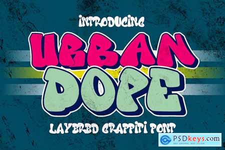 Urban Dope - Layered Graffiti Font