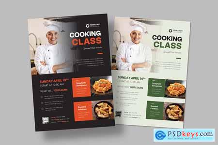 Cooking Class Flyer Template » Free Download Photoshop Vector Stock ...