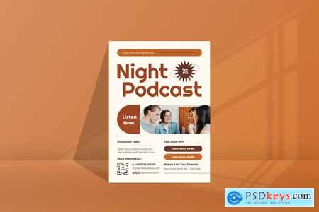 Night Podcast Flyer
