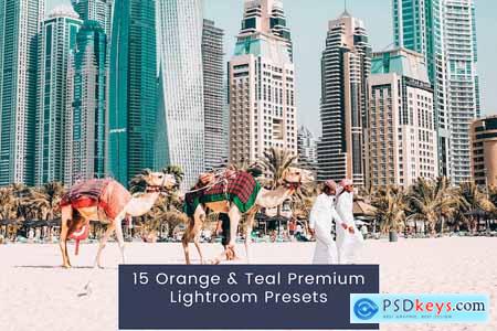 15 Orange & Teal Premium Lightroom Presets