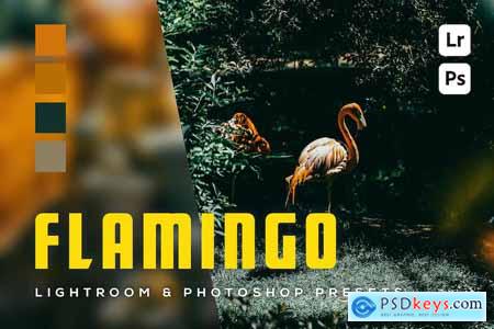6 Flamingo Lightroom and Photoshop Presets