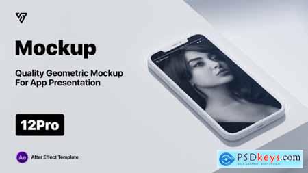 Geometric Mockup Phone App 34000305