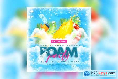 Foam Party Flyer